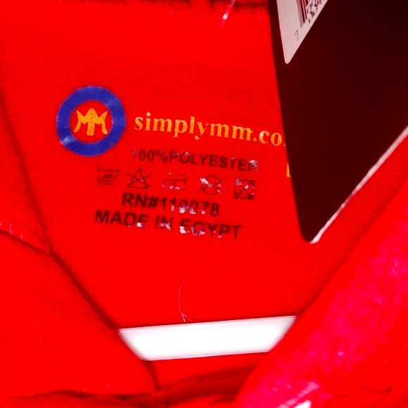 Red Large simply MM, GEORGIA hoodie with front pocket, new w/tags - Picture 5 of 5
